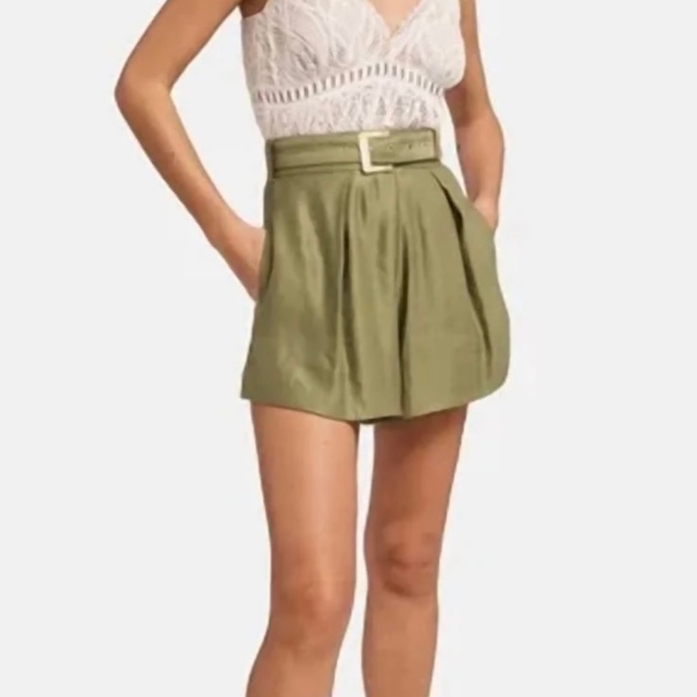 Generation Love- Hailey Metal Belted Shorts